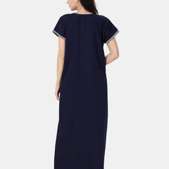 Be You Floral Embroidered Maxi Nightdress