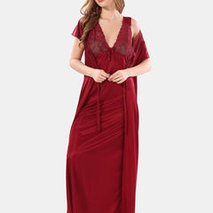 Be You Satin Maxi Nightdress With Robe