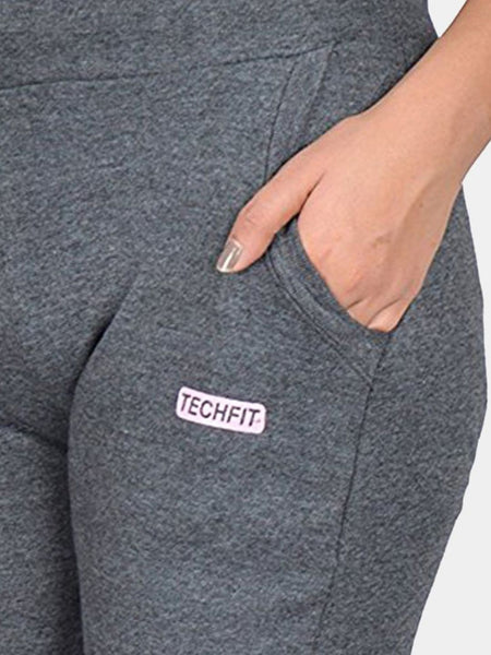 Be You Women Relaxed Fit Mid-Rise Cotton Track Pants