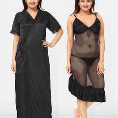 Be You V-Neck Maxi Wrap Nightdress