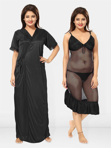 Be You V-Neck Maxi Wrap Nightdress