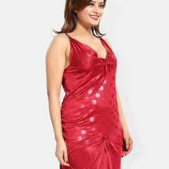 Be You Self Design Shoulder Straps Satin Baby Doll