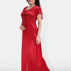 Be You Square Neck Satin Maxi Sweat Nightdress