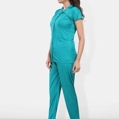 Be You Satin Shirt & Lounge Pant Night Suit