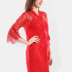 Be You Shoulder Straps Nightdress With Robe