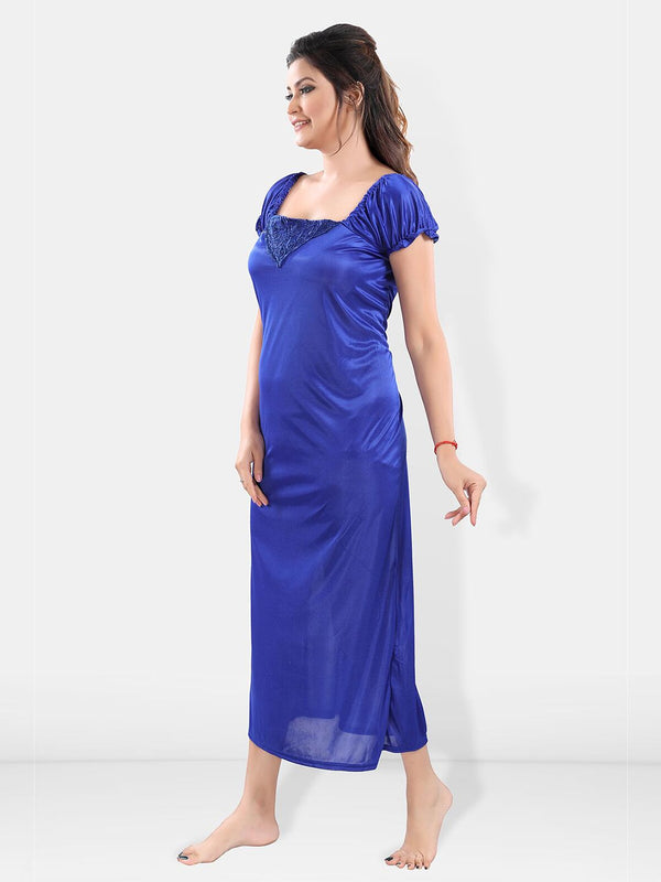 Be You Satin Maxi Nightdress With Robe
