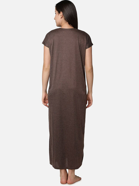 Be You Striped Maternity & Feeding Maxi Nightdress