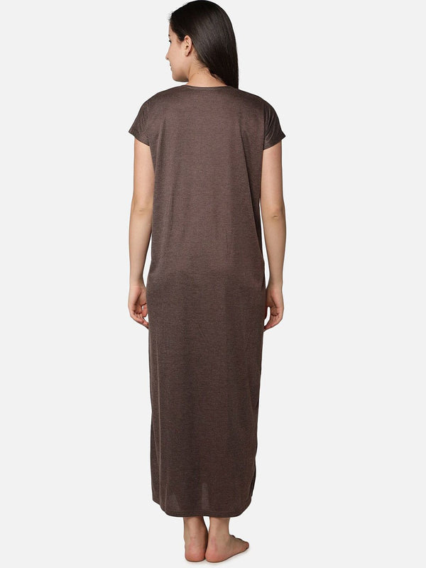 Be You Striped Maternity & Feeding Maxi Nightdress