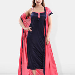 Be You Satin Maxi Nightdress With Robe