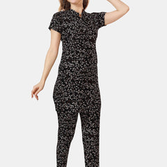 Be You Floral Printed Night Suit