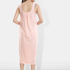 Be You Sleeveless Cotton Midi Nightdress