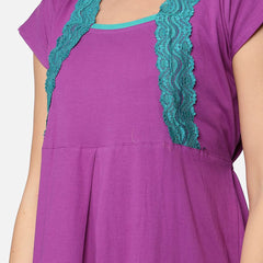 Be You Purple Maxi Nightdress