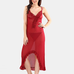 Be You Net Baby Doll With High-Low
