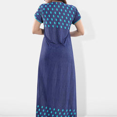 Be You Printed Maternity Satin Maxi Nightdress