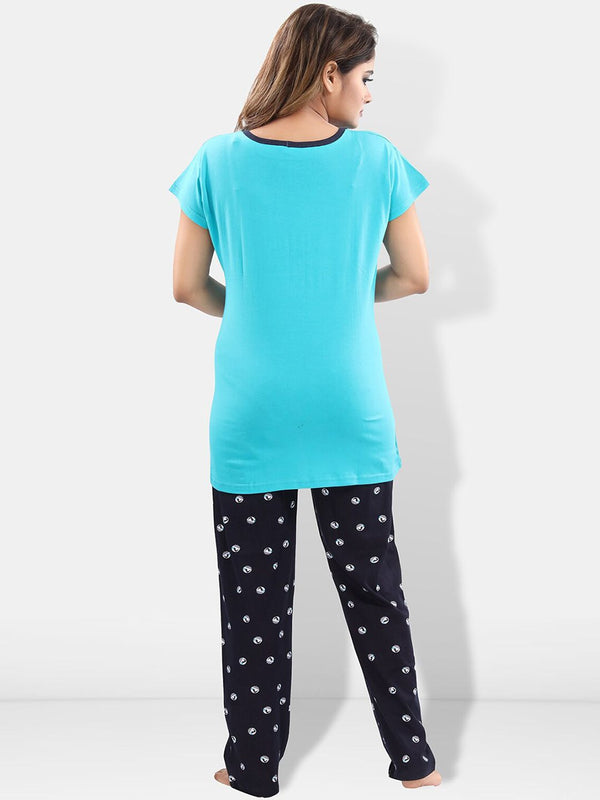 Be You Typography Printed Maternity Night Suit
