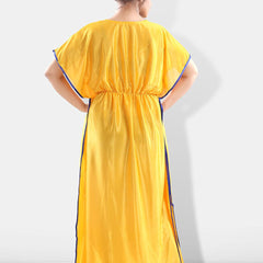 Be You V-Neck Satin Maxi Kaftan Nightdress