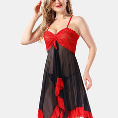 Be You Self Designed Net Baby Doll With Brief