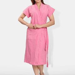 Be You Women Cotton Anti-bacterial Super Soft Bath Robe With Belt