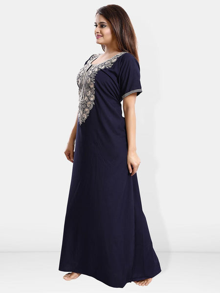 Be You Embroidered Maxi Nightdress