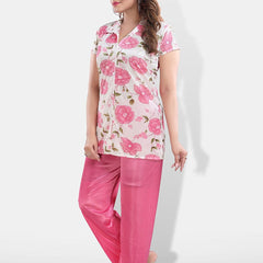 Be You Women Floral Printed Night suit