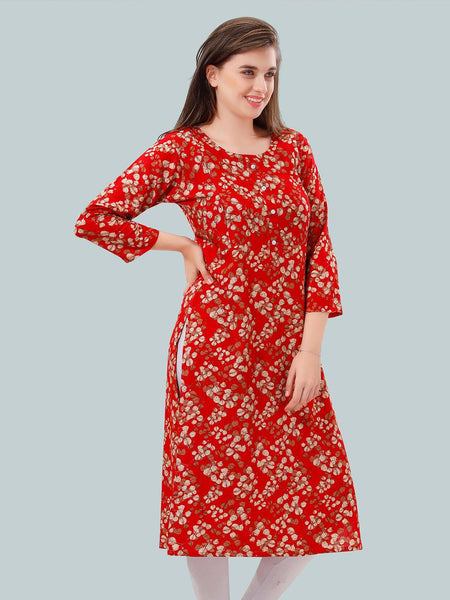 Be You Women Floral Printed Maternity Kurta