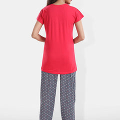 Be You Printed T-shirt With Pyjamas
