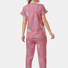 Be You Floral Printed Ruffles Night Suit