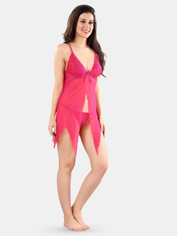 Be You Net Baby Doll With Asymmetric