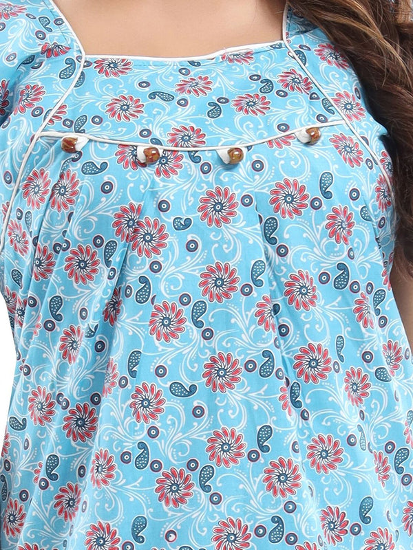 Be You Floral Printed Maxi Nightdress