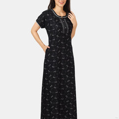 Be You Floral Printed Maxi Nightdress