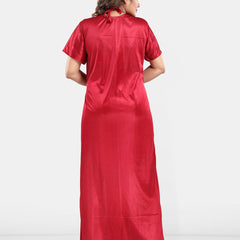 Be You Satin Wrap Nightdress With Robe