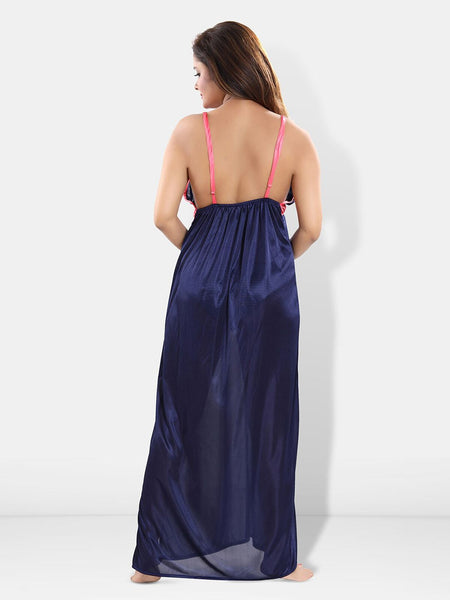 Be You Satin Maxi Wrap Nightdress With Robe