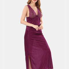Be You Satin Maxi Nightdress With Robe