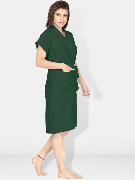 Be You Women Cotton Anti-bacterial Super Soft Bath Robe With Belt