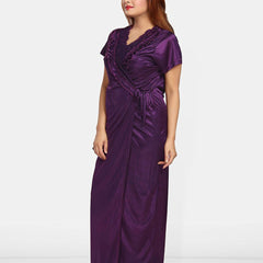 Be You Satin Maxi Nightdress With Robe