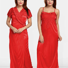 Be You Women 2 pieces Maxi Wrap Nightdress