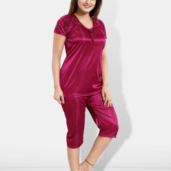 Be You Pack Of 6 Satin Maxi Wrap Nightdress With Lingerie Set