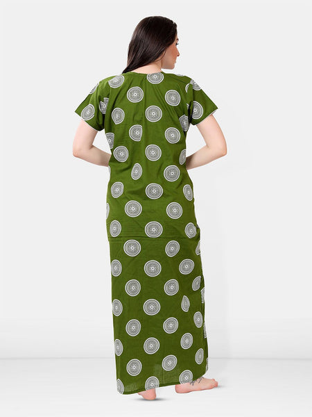 Be You Printed Cotton Maxi Nightdress