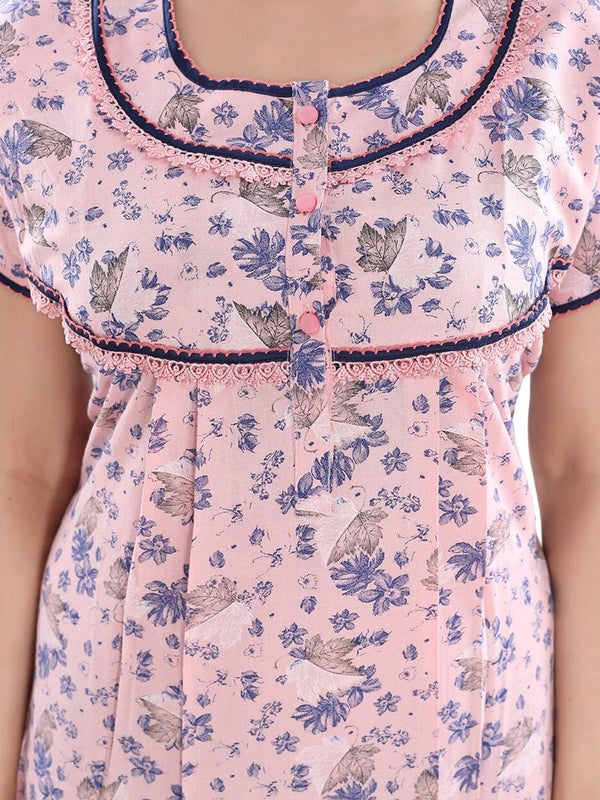 Be You Floral Printed Maxi Nightdress