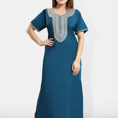 Be You Embroidered Maxi Nightdress