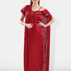 Be You Satin Maxi Nightdress With Robe