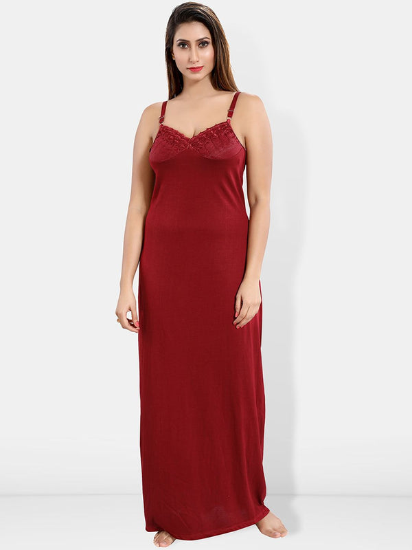 Be You Sleeveless Cotton Maxi Nightdress