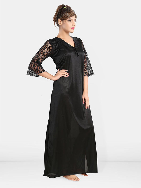 Be You V-Neck Maxi Sweat Nightdress