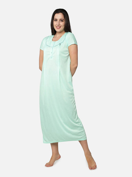 Be You Maternity Striped Maxi Nightdress