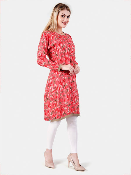 Be You Floral Printed Maternity Kurti