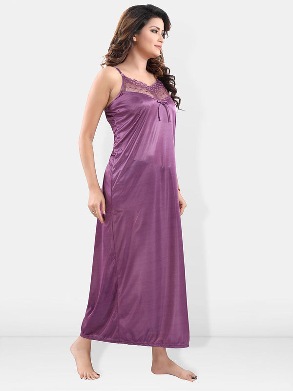Be You Satin Maxi Nightdress With Robe