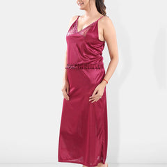 Be You Satin Maxi Nightdress With Robe