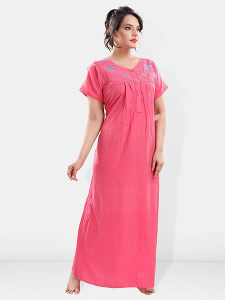 Be You V Neck Maxi Nightdress
