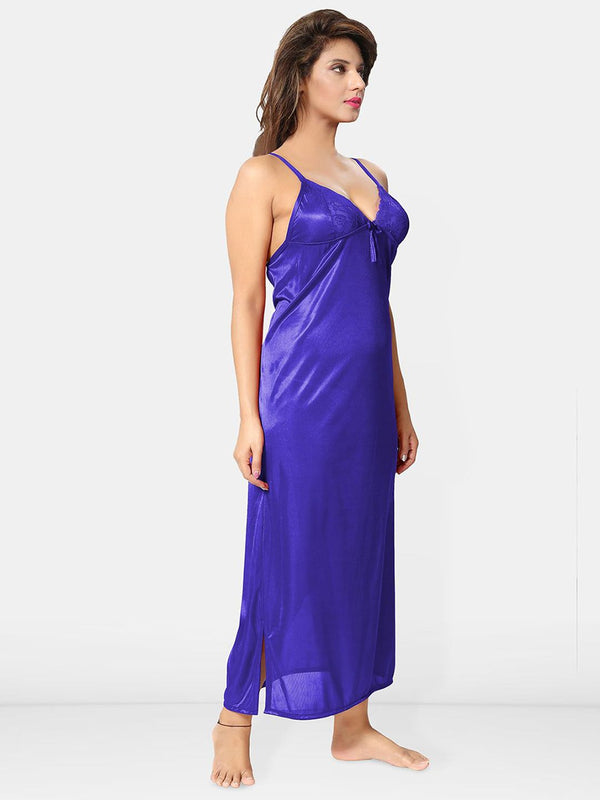 Be You Women Pack of 2 Nighty with Robe Nightdress