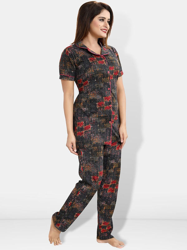 Be You Pack of 2 Printed Night suit